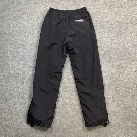 Vintage Early Winters Pants Womens S Small Black Lined Ankle Zip Windbreaker - Picture 3 of 15